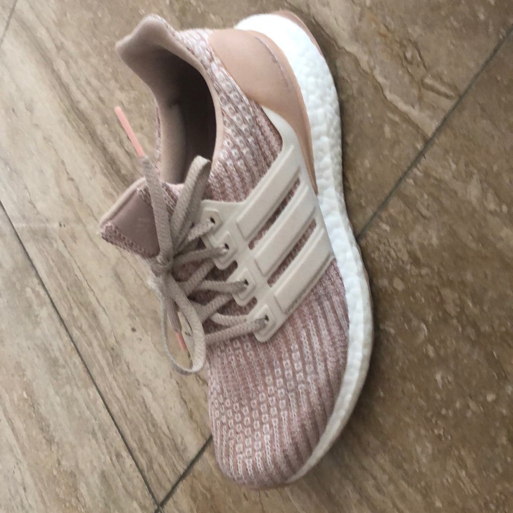 Pink adidas Boost Like new with box